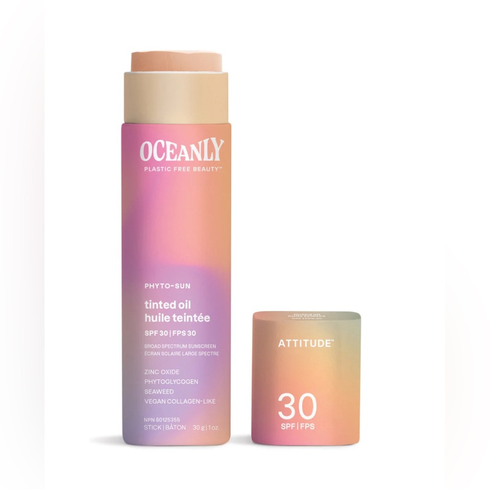 2/$10 Tinted Oil SPF 30 from Attitude, 8.5g
